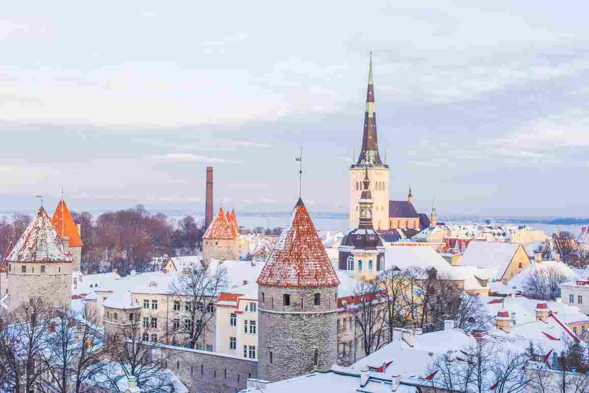 Photo of the city of Tallinn